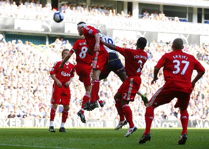 Bassong opens his Spurs account against Liverpool