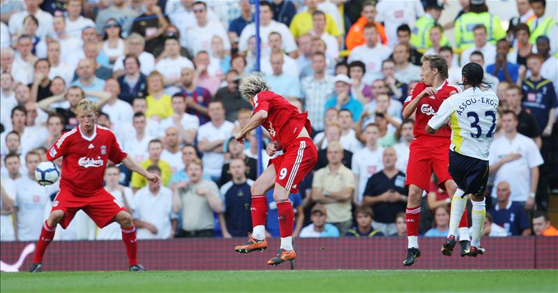 Premier League action between Tottenham Hotspur & Liverpool