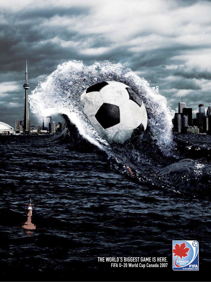 Poster for the 2007 FIFA U-20 World Cup Finals in Canada