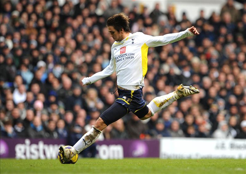 Niko Kranjcar in action from Tottenham Hotspur 2-1 Everton, February 2010