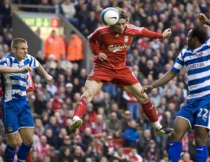 Torres of Liverpool against Reading
