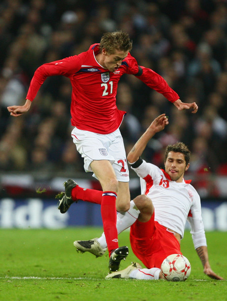 Peter Crouch for England against Switzerland