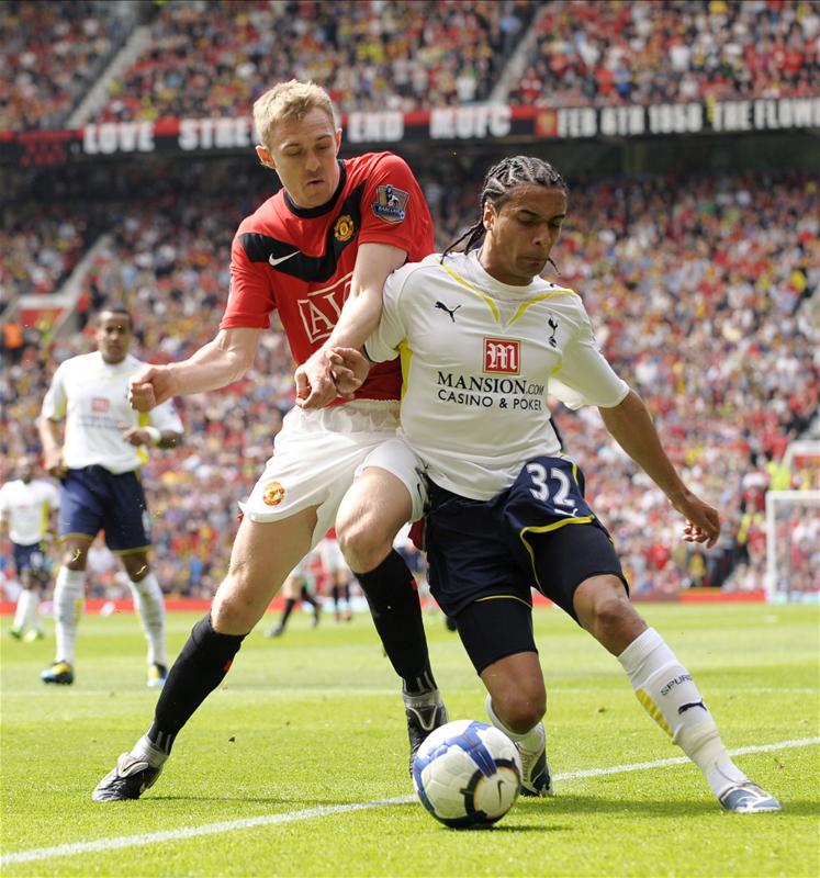 Benoit Assou-Ekotto against Manchester United