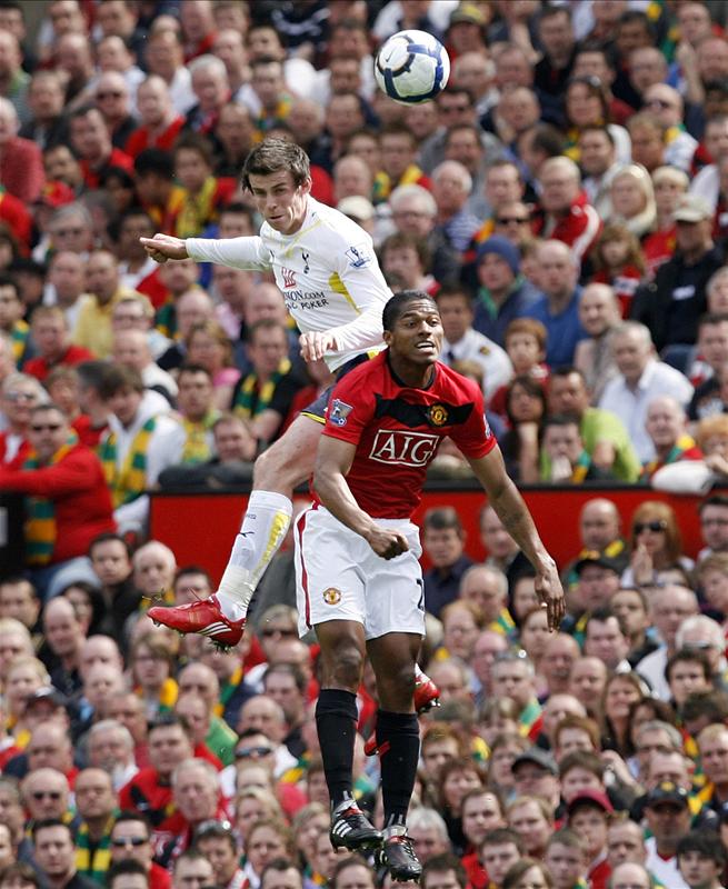 Gareth Bale against Manchester United