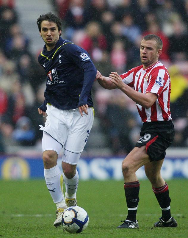 Niko Kranjcar in action for Spurs against Sunderland, April 2010