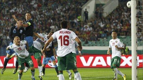 Bulgaria 0-3 England, September 2011