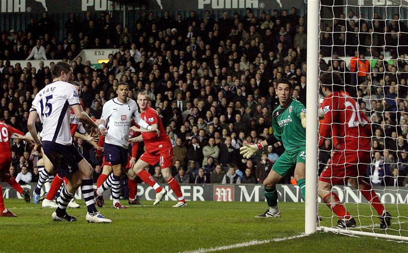 Action from Tottenham Hotspur 4-0 Middlesbrough, March 2009