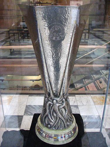 The UEFA Cup trophy