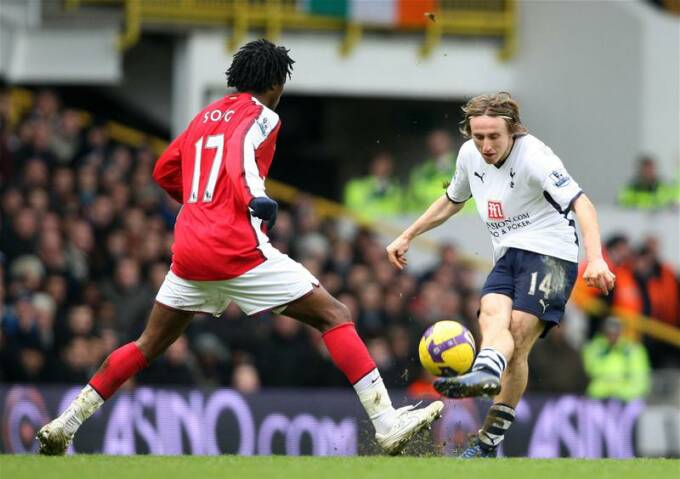 Luka Modric Spurs v Arsenal