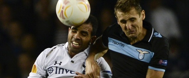 Sandro in action for Tottenham Hotspur v Lazio, September 2012