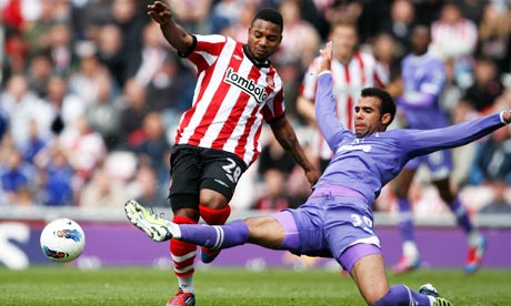 Sandro in action for Tottenham Hotspur at Sunderland, April 2012