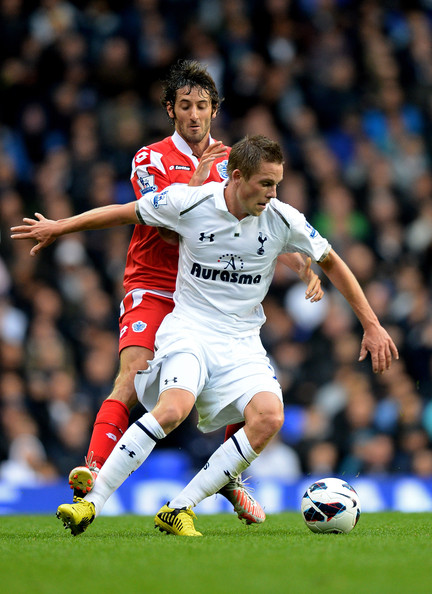 Action from Tottenham Hotspur 2-1 Queens Park Rangers, September 2012