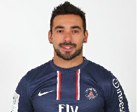 Ezequiel Lavezzi of Paris St Germain