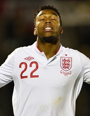Daniel Sturridge celebrates his goal in England✧s 8-0 win in San Marion, March 2013