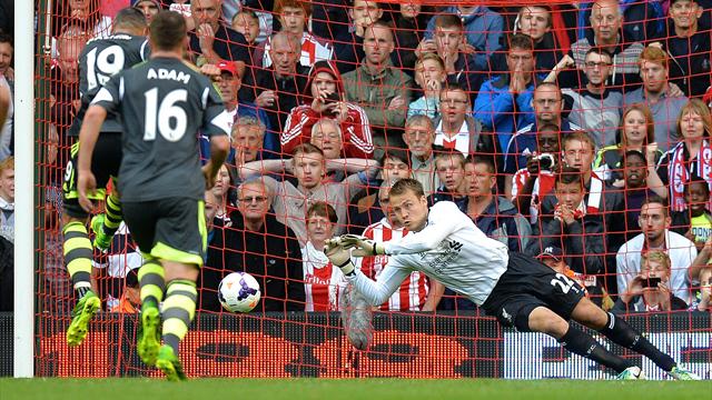 Liverpool v Stoke City, August 2013