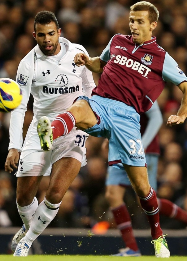 Gary O'Neil  of West Ham & Sandro of Spurs