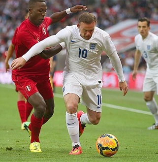 England 3-0 Peru, May 2014