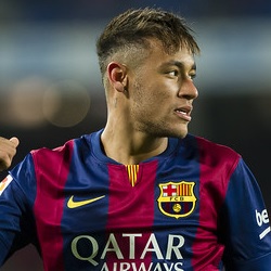 Neymar of Barcelona